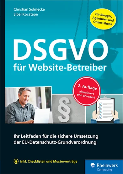 Hier bekommst Du die wichtigsten Fakten zum Buch DSGVO für Website-Betreiber im Überblick.